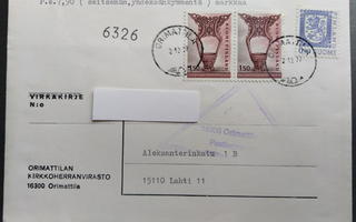 Postiennakkokirje, Orimattila 1977 - Lahti