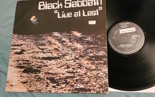 BLACK SABBATH-Live at last