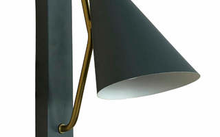 Pöytälamppu DKD Home Decor Sininen Metalli Kullattu (12 x 