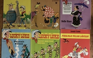 LUCKY LUKE albumeja 6 kpl