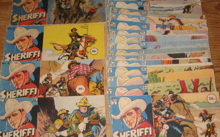 Sheriffi -  Villin lännen lehtiä 1950-luvulta! 8€/kpl