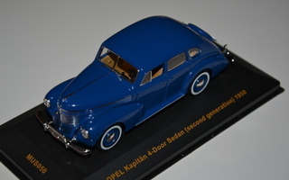 Opel Kapitan 1950  1/43 + vitriinikotelo