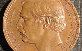 Adolf Erik Nordenskiöld 1878-1879 pronssi mitali