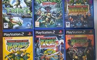 6 TMNT Playstation 2 games