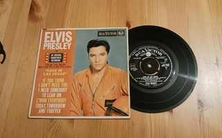 Elvis Presley – Love In Las Vegas ep ps orig UK 1964