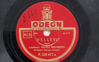 Savikiekko 1937 - Georg Malmsten - Odeon 228417