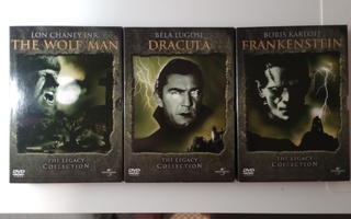 The Legacy collection : Frankenstein,Dracula ja The Wolf Man