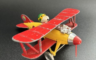 Snoopy lentokone vanha Aviva Toy