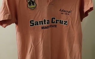 Santa Cruz t-paita kauluksilla koko L