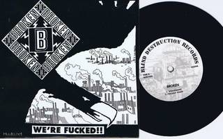 BROKEN we`re fucked EP -1997- brutal new haven hardcore smas