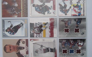 Suomalaisia NHL-pelaajia lähes 200 korttia