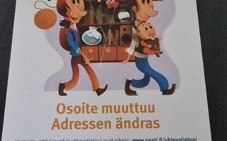 5. POSTIN muuttoilmoituskortti 5 (useita erilaisia)