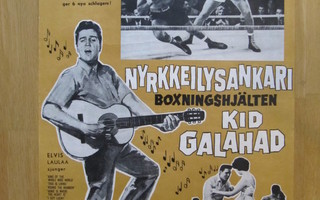 Elvis Presley -elokuvajuliste: Nyrkkeilysankari Kid Galahad