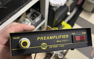 Zetagi P 27-1 pre amplifier Am ssb