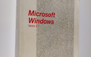 Microsoft Windows käyttöopas : Microsoft Windows graafine...