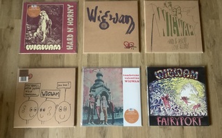 Wigwam -levykokoelma, 22 x LP’s, 6 x singles Box
