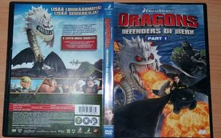 Dragons Defenders of Berk Part 1 dvd 2 levyn julkaisu