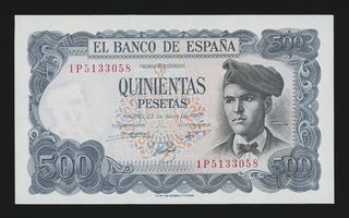 Espanja 500 Pesetas 1971, P153 UNC