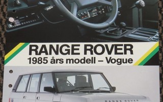 1985 Range Rover Vogue esite - KUIN UUSI