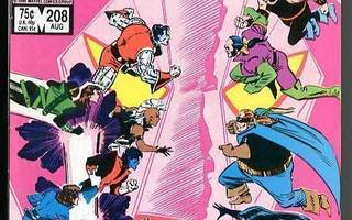 The Uncanny X-Men #208 (Marvel, August 1986)