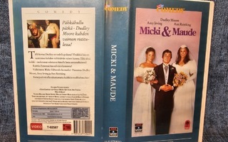 MICKI & MAUDE ( 1984 ) VANHA VHS , ESSELTE VIDEO.