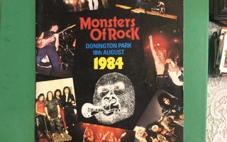 Monsters Of Rock 1984-kiertuekirja.