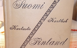 Suomi kartasto 1894 Suomen Matkailija-yhdistys ( SIS POSTIKU