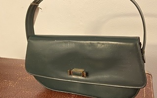 Pieni vihreä 50-luvun vintage käsilaukku