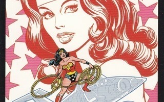 Wonder Woman ja lasso (postikortti)