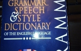The pocket grammar, speech & style dictionary            ***