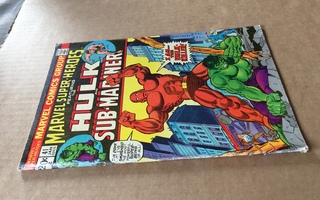 MARVEL SUPER-HEROES HULK AND SUB-MARINER 41/1974 HYVÄ