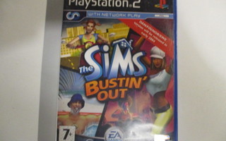 PS2 THE SIMS BUSTIN OUT