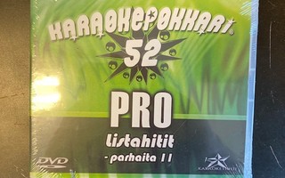 Karaokepokkari Pro 52 - Listahitit parhaita 11 DVD (UUSI)