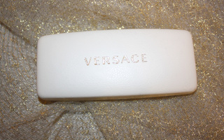 Versace silmälasien kotelo valkoinen kulta musta sametti