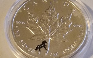 Kanada 2002 Maple Leaf hopea unssi privy hevonen