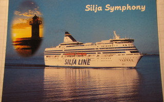 Silja Line. Silja Symphony. Laivapostikortti