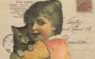 Ewa Slocinska: Tyttö ja kissa