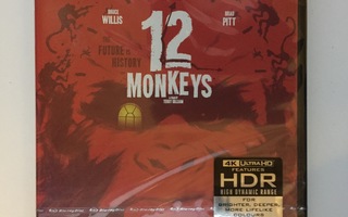 Twelve Monkeys - Special Edition (4K Ultra HD) Vihkonen UUSI