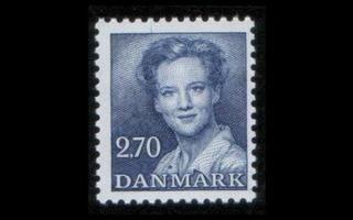 Tanska 755 ** MargretheI 2,70 kr sininen (1982)