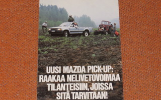 1987 Mazda Pickup 4x4 esite - KUIN UUSI - suomalainen