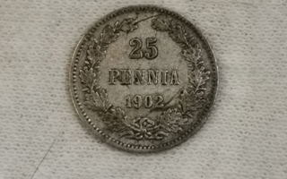 25 penniä 1902, Suomi