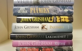 Grisham, John -kirjapaketti (suomi, 9 kpl)