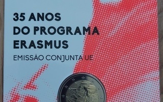 2 euro Portugali 2022 Erasmus COINCARD