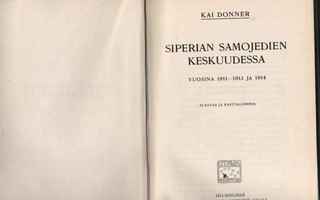 Donner, Kai: Siperian samojedien keskuudessa, Otava 1915, 1p