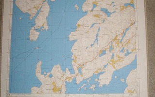 TOMMOLA Topografinen kartta 72x54cm