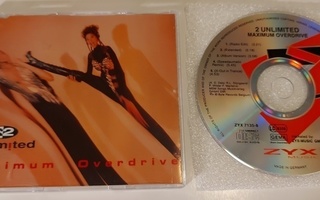 2 UNLIMITED - Maximum overdrive CD single 1993 Eurodance