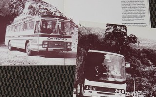 1981 Volvo bussi esite - 24 siv - KUIN UUSI - linja-auto bus
