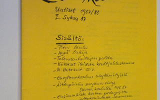 Eurytmiakoulu uutiset 1987/88, 1. syksy 87 (UUDENVEROINEN)