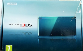 Nintendo 3DS Console (Black / Aqua Blue)