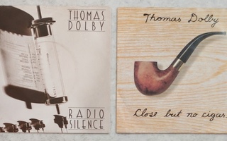 2 THOMAS DOLBY 7” singleä 1982 / 1992 + kuvakannet